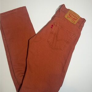 Vintage 511 Levi's Orange Jeans